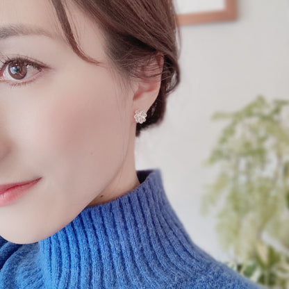 【Filigrana com Amor フィリグラーナ・コン・アモール】NATURE ラック ピアス・イヤリングシルバー/フィリグリー銀線細工