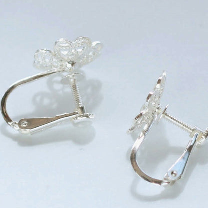 【Filigrana com Amor フィリグラーナ・コン・アモール】NATURE ラック ピアス・イヤリングシルバー/フィリグリー銀線細工