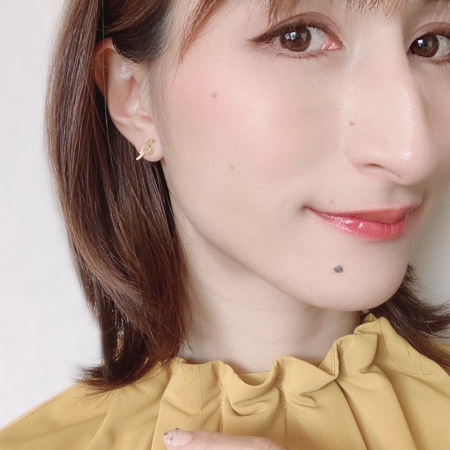 【Filigrana com Amor フィリグラーナ・コン・アモール】NATURE ウィンズ ピアス ゴールド/フィリグリー銀線細工・金線細工