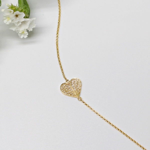 【Filigrana com Amor フィリグラーナ・コン・アモール】SOPHIA ラブリ ブレスレット ゴールド/フィリグリー銀線細工・金線細工